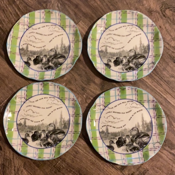 Anthropologie Accents Anthropologie Set Of 4 Trinket Dishes